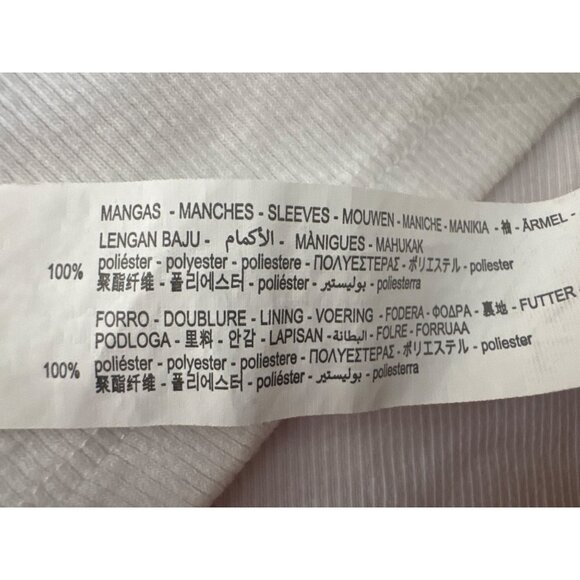 2/$30 ZARA Large White Puff Sleeve Crop Top - Picture 5 of 11